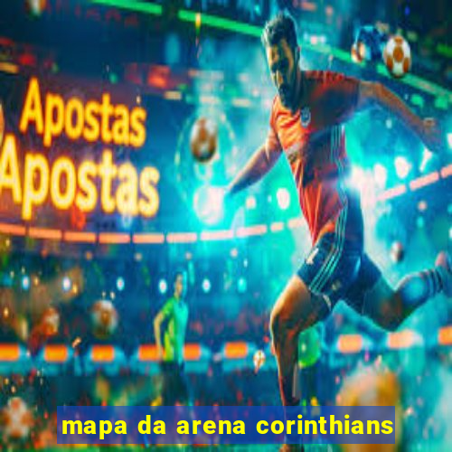 mapa da arena corinthians